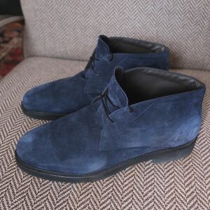 Calo Navy Suede Chukka Boots